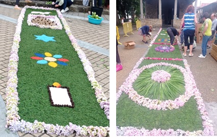 Imagenes de las alfombras flores