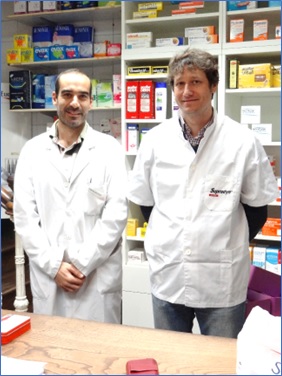 Jorge Ruiz Rey y Francisco Lpez-Sela, los anteriores titulares, en una foto tomada en 2016, el da del relevo. | EL ECO, Archivo