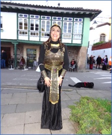 En la imagen, la teniente de Alcalde, Arabela Garca Costales, de Cleopatra, hace un ao).