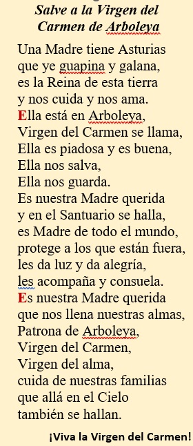 Salve de la Virgen de Arboleya