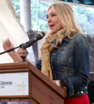 Marta Robles durante su preg�n