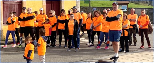 Participantes en la Carrera Galbn de este ao en Santa Eulalia