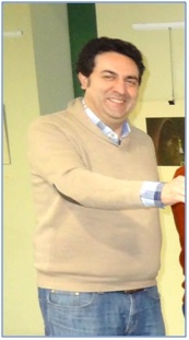 Juan Ramn Oro en el Ayuntamiento cabrans, en una imagen del 9 de 2020./ EL ECO, Archivo