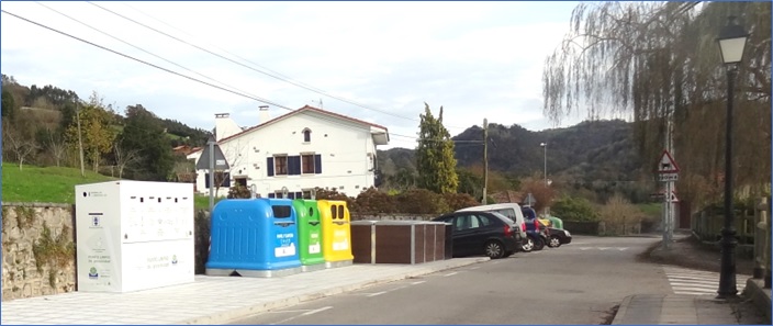 Nueva rea de Compostaje Comunitario, ya en servicio y que se pretende incentivar, en Santa Eulalia.