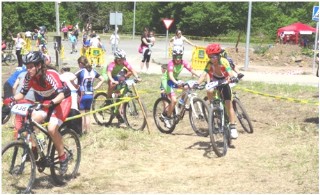 Imagenes de la prueba de ciclismo del ao pasado en el Polgono