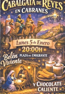 El sugerente cartel, con pareado y chocolate humeante, de este a�o.