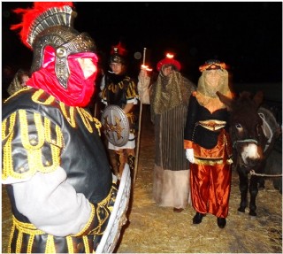 Del squito Real formaron parte legionarios romanos. / EL ECO