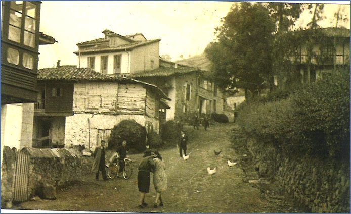 Imagen antigua de la subida para la quintana del medio