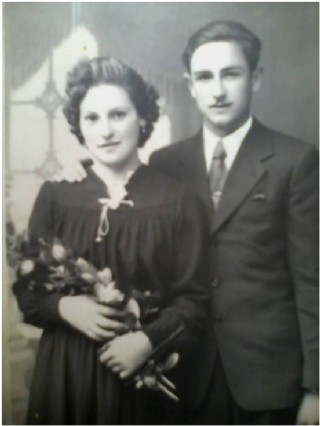 Carmen Prida el da de su boda