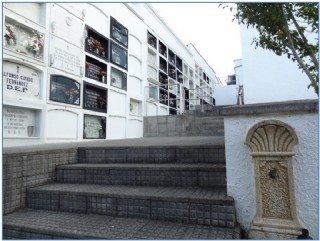 Vista de una parte del Cementerio de Santa Eulalia