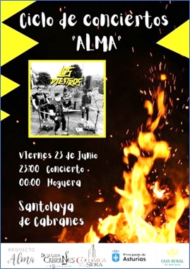 Cartel del ciclo de concierto Alma para el 23 de junio