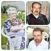 Juan Jos Meana Costales, Mara Teresa Monestina Rodriguez y su hijo Cesareo Meana Monestina