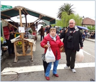 Zona de puestos en la calle Ernesto Vitienes, para el Festival del Arroz con Leche, hace dos aos
