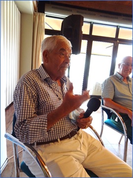 Imagen de Jos Manuel Cobin durante la entrevista