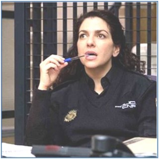 Mamen Camacho (en la foto, en su papel de Servir y proteger, actual serie de xito en la 1 de TVE)