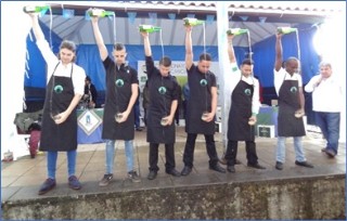 imagen del concurso de escanciadores de aos anteriores