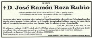 Esquela Jose Ramn Roza