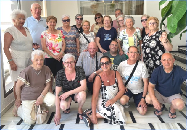 Grupo de participantes que fueron a la excursi�n
