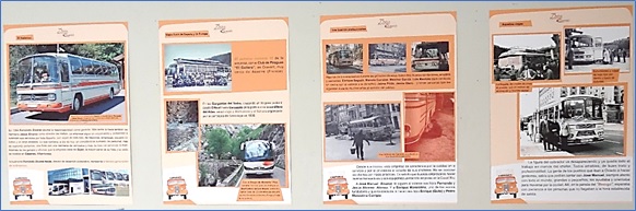 Alguna de las imagenes que se pueden ver en la exposicin de Autocares Cabranes