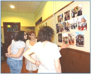 Imagen de usuarios de la exposicin