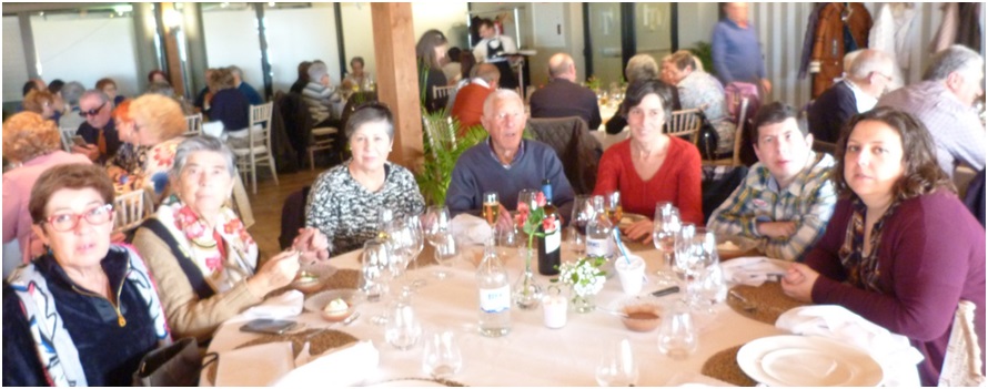 Asistentes a la comida de los Jubilados