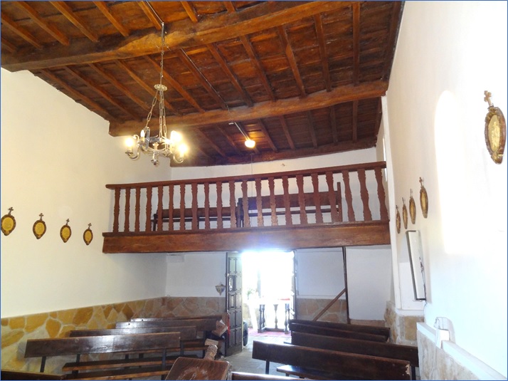 Imagen del interior de la Capilla de Arboleya