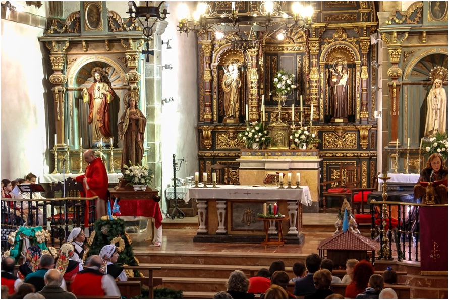 Mara Lila Llavona, durante la liturgia de la Palabra