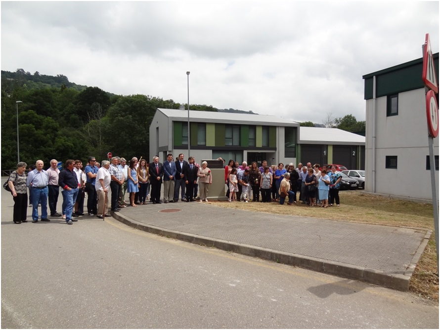Imagen global de los Reunidos en el Parque Empresarial
