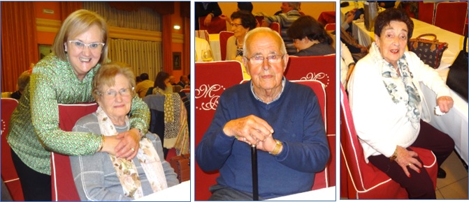 Tres de los socios premiados. De izquierda a derecha, Marta (de Trescasa, con su hija Lali), Ernesto (de Arriondo) y Lucila Oro. | Fotos EL ECO