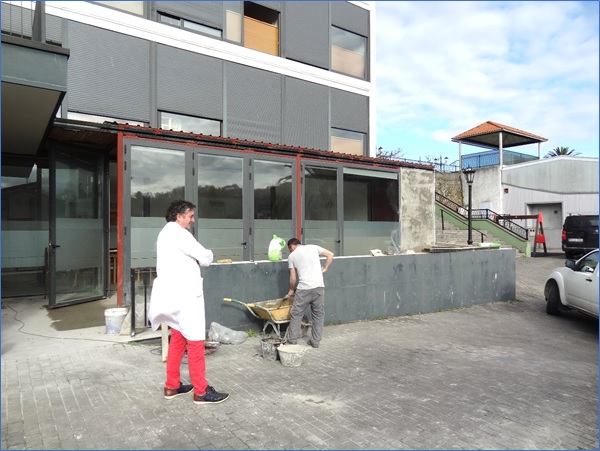 Imagen de las obras de ampliacin de la residencia de mayores