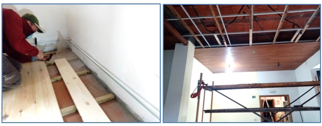 Obras en el Museo