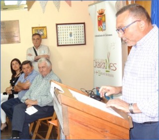 Humberto Vigil, durante su discurso