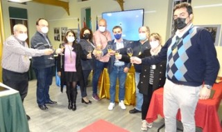 Brindis navideo de la Corporacin Municipal