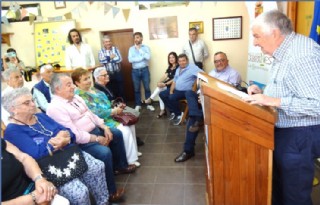 Jos Manuel Garca, dirigindose a los asistentes. | EL ECO