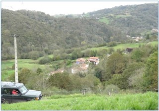 Vista de Villanueva y del valle y cuenca del Sales, desde la bajada de Bospoln. / EL ECO