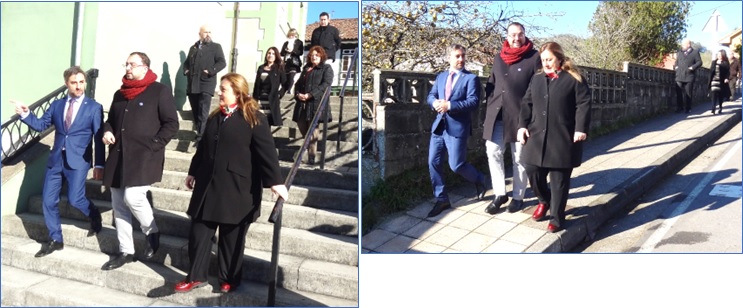 A la escuela se desplaz caminando, con la Consejera de Educacin, Lydia Espina, acompaados del Alcalde y la Corporacin; y retorn a la Plaza del Emigrante de igual forma. | EL ECO