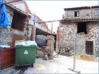 Parte posterior del edificio