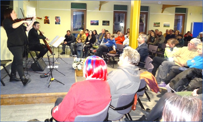 El Do Amati, en plena actuacin, el sbado, 25 de febrero. | EL ECO