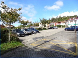 Vista del parking de Santa Eulalia