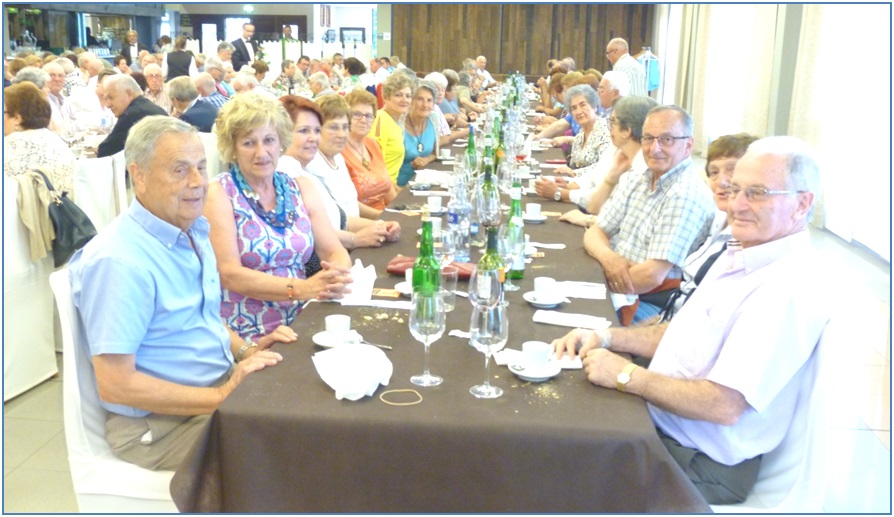 Asistentes a la Fiesta de los Jubilados