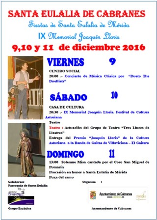 Programa de las Fiestas