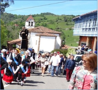 San Francisco ser protagonista del cuadro, porque es el responsable de que hagamos fiestas. / EL ECO