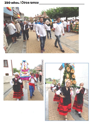 Muestra de algunos de los ramos
