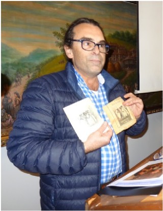 Santos Monestina en la inaguracin de la Sala de Pepe Canellada en el Museo de Vion