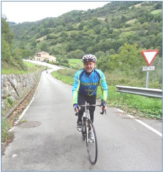 Paco empezando a subir a Carabao