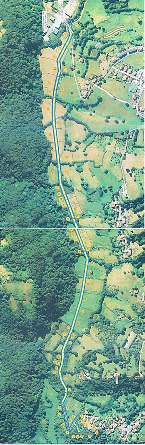 Ruta que seguir la obra, desde Madiedo hasta el Parque Empresarial