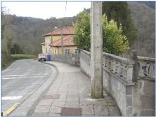 Vista de parte de la carretera en obras