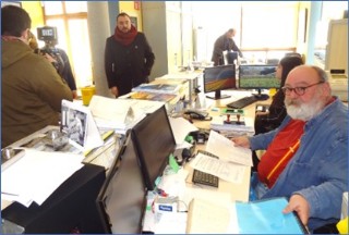 Imagen de la Oficina del Ayuntamiento con la nueva trabajadora Rocio Espina Castro