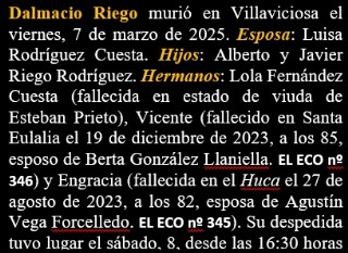 Datos de Dalmacio Riego