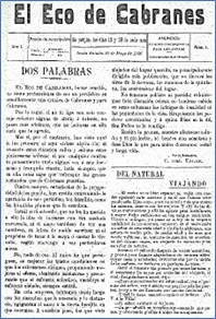 imagen de la portada de un eco antiguo